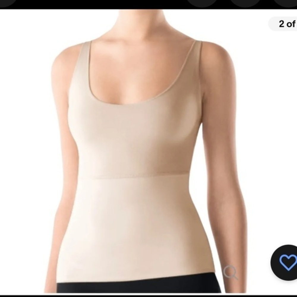 Spanx Hide & Sleek Camisole Size  2X Shaping Slimming Stretch Neutral Minimal